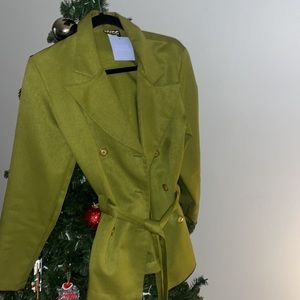VINTAGE NYCC Blazer / Coat! Green. Size Small / Medium! Great condition